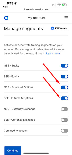 Disable Segments