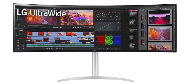 LG Ultrawide 49 IPS QHD Curved Monitor