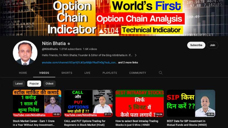 Nitin Bhatia YouTube Channel