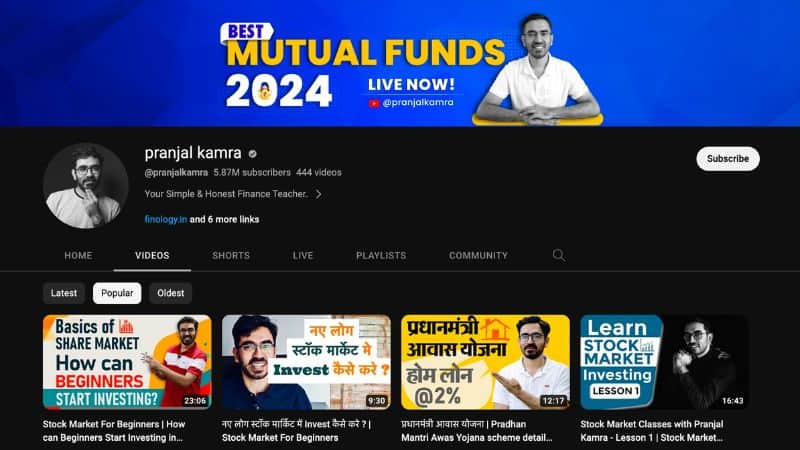 Pranjal Kamra YouTube Channel